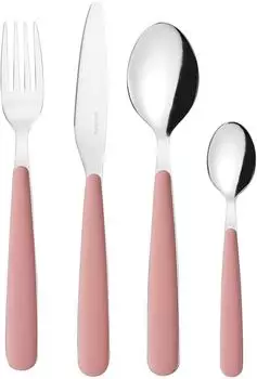 Guzzini Pop Besteckset 24 Teile Rosa Cipria (127500215)