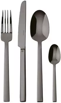 Sambonet Neutra Besteck-Set 24-tlg. Edelstahl PVD Schwarz (52769K81)