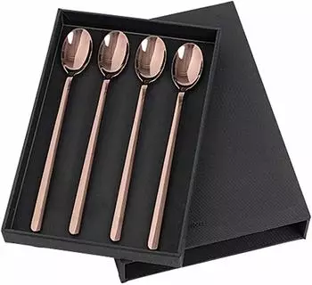 Broste Copenhagen L&ouml;ffelset Espresso Titanium, 4er-Set (14449078)