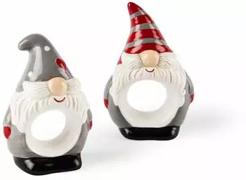 Excelsa Gnomo Christmas Serviettenhalter Keramik 6er-Set (64296)