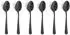 Amefa Austin Mokka-/Espressolöffel-Set 6-teilig, PVD schwarz satiniert (1410ATTR06AK6)