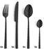 Amefa Metropole Besteck-Set 24-teilig, 6 Personen, Edelstahl 18/10, schwarz PVD