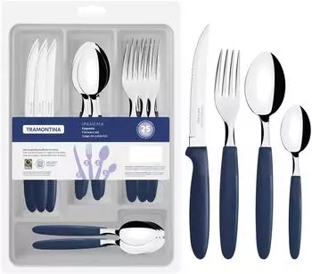 Tramontina Ipanema Besteck-Set 25-teilig, blau (23398194)