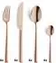 Amefa Metropole Besteck-Set 24-teilig, 6 Personen, Edelstahl 18/10, kupfer PVD