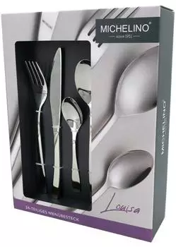 Michelino Louisa Besteckset Edelstahl, 24-tlg. (HTX-55530)