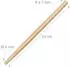 Relaxdays Essstäbchen 200 Paar, Bambus, 24cm, wiederverwendbar