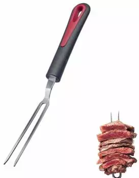 Westmark Gallant Fleischgabel, Edelstahl/Kunststoff, schwarz/rot (29492270)