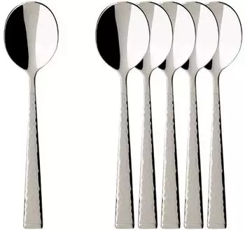 Villeroy & Boch Blacksmith Espressol&ouml;ffel, Edelstahl, 6er Set (35311059-0)