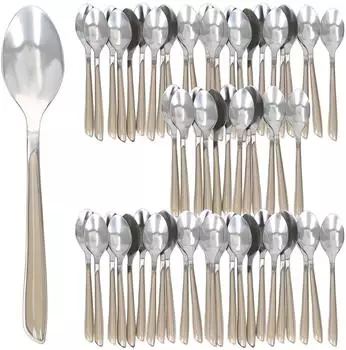 Ritzenhoff & Breker Beauty Men&uuml;l&ouml;ffel 60er-Set taupe, Edelstahl (805543)
