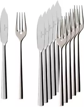 Villeroy & Boch Piemont Fischbesteck 12-teilig f&uuml;r 6 Personen (23567634-0)