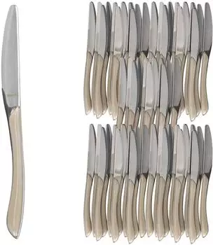 Ritzenhoff & Breker Beauty 60er Set Men&uuml;messer taupe, Edelstahl (805529)