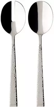 Villeroy & Boch Blacksmith Salatbesteck 2-teilig, Edelstahl, silber (61097255-0)