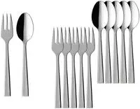 Besteck-Set VILLEROY & BOCH "Kaffeebesteck Bundle Victor 12er Set edelstahl", silber