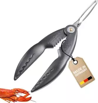 Westmark Cracky-Spezial Hummerknacker mit Pinzette, Metall, schwarz (66107770)