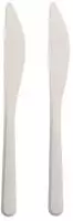 Haval Messer, Bio-PP 18,5 cm weiss extra stabil 96428 Mehrwegmesser...