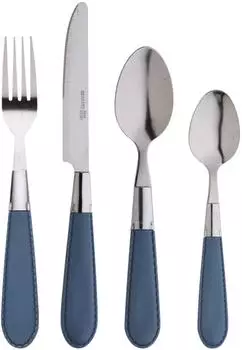 Renberg Brinny 24-teiliges Besteckset, Edelstahl, grau (RB-4780-GY)