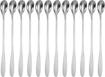 Intirilife Dessertl&ouml;ffel-Set 12x Edelstahl 18,9cm (IL-100632)