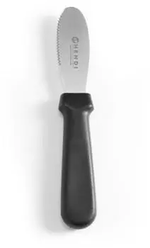 Hendi Br&ouml;tchenstreicher Wellenschliff, 225x30x15mm, schwarz (855768)