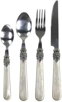 Chic Antique Besteck-Set 16-tlg., champagner, Vintage Shabby (61331-03)