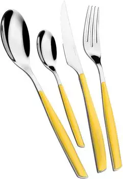 Bugatti Glamour Giallo Cutlery Set (24 pieces)