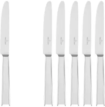 Villeroy & Boch Victor Tafelmesser 228mm silber, 6er Set (36305733-0)