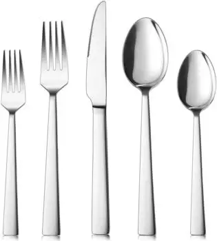 LuxusKollektion Besteckset 30-teilig, Edelstahl, hochglanzpoliert, f&uuml;r 6 Personen