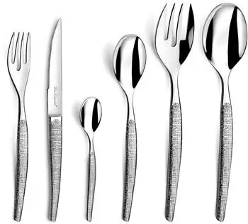 Lou Laguiole Besteckset 50-teilig mit Steakmessern