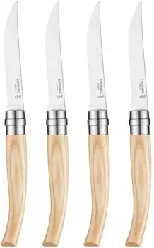 Opinel Table Chic II Tafelmesser-Set, Eschenholz, 4-teilig