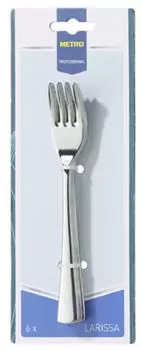 Metro Professional Larissa Kuchengabeln 12er-Set Edelstahl