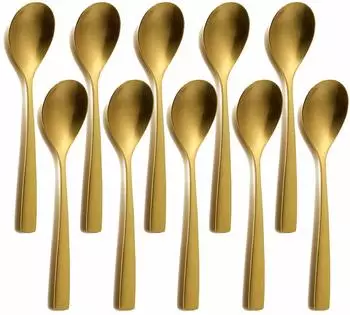 Comas Barcelona Gold Kaffeelöffel 10er-Set
