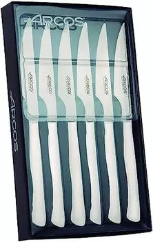 Arcos Steakmesser-Set Monoblock Edelstahl, 11cm, 6-teilig (378200)