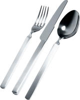 Alessi 4180S30, Alessi Dry (30 Stk., Besteck Set) (4180S30) Silber