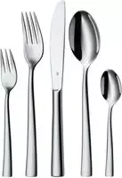 WMF Besteck-Set "Philadelphia in schlanker Optik, ergonomische Haptik, Wellenschliff"