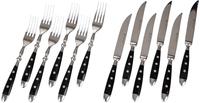 Gr&auml;we 027.125 SD, Gr&auml;we Steakbesteck N&uuml;rnberg, 12-teilig, 6 Personen, Edelstahl,