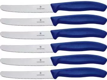 Victorinox SwissClassic Tafelmesser-Set 6-teilig blau