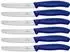Blau: Victorinox SwissClassic Tafelmesser-Set 6-teilig