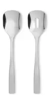 Alessi AJM22/14, Alessi - KnifeForkSpoon Salatbesteck, Edelstahl Silber, 30 Tage
