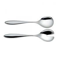 Alessi SG38/14, Alessi - Mami, Salatbesteck Edelstahl Silber, 30 Tage R&uuml;ckgaberecht