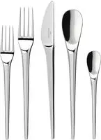 Villeroy & Boch Besteck-Set "NewMoon Tafelbesteck" Robustes Besteck aus...