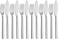 WMF Fischbesteck "Nuova" 12-tlg., Cromargan Edelstahl rostfrei 18/10