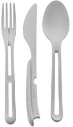 Koziol Klikk Besteck-Set 3-teilig Soft Grey (4003663)