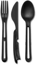 Koziol Klikk Besteck-Set 3-teilig Cosmos Black (4003526)