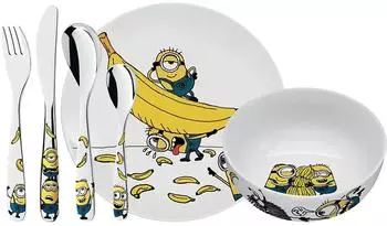 WMF Minions Kinderbesteck-Set 6-tlg.
