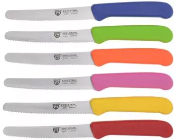Gr&auml;we Brotmesser-Set 6-teilig bunt