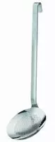 R&Ouml;SLE Haken Schauml&ouml;ffel flach fein gelocht; 36x12x8 cm (LxBxH); silber