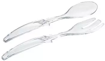 Emsa Vienna Salatbesteck 30 cm weiß