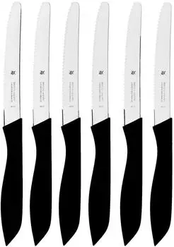 WMF Vespermesser-Set 6-teilig schwarz