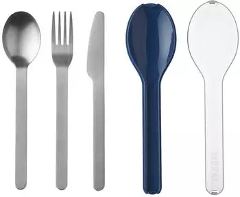 Rosti Mepal Ellipse Besteckset 3-teilig Nordic Denim