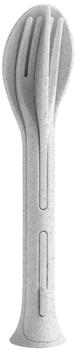 Koziol Klikk Besteck-Set 3-teilig Organic Grey (4036670)