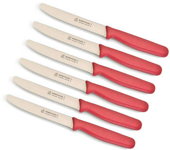 Marsvogel Tafelmesser PP 6-teilig rot